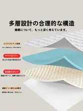極上の柔らかさ！記憶棉製の薄型マット【シングル用・家庭用・和室向け】
