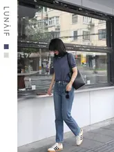 上質な山羊毛丸首半袖ニット