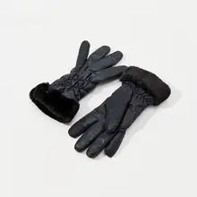 女性用 雲毛のシンプルな五本指手袋【アウトドア・保温アクセサリー】