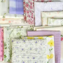 花柄デザインのスクエアヘアバンド【DIY用・布製・田園風】