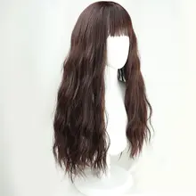 ハリー・ポッター コスプレウィッグ【深茶色・ウェーブカール・ヘルミオネ・ボリューム感】