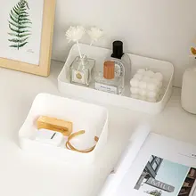 斜口デザインの鍵収納ボックス【ホワイト・プラスチック製・玄関用】