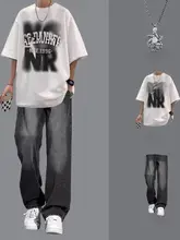 夏用 メンズ 半袖Tシャツ【コットン・ルーズフィット・ホワイト】