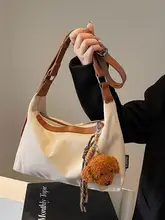 カジュアルキャンバスバッグ【トート・ショルダー・大容量・秋春用】