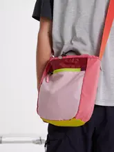 Reecozy カラーブロックデザイン バケツ型ショルダーバッグ【ナイロン製・耐久性・アウトドア／日常使い】

