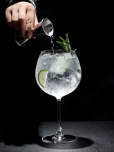 高脚クリスタルカクテルグラス【ジントニック用・タイ製】