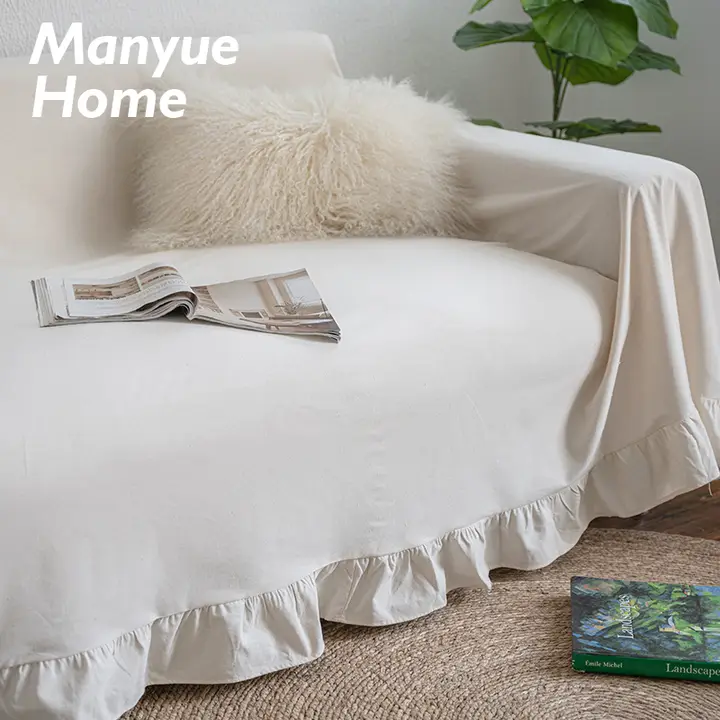 蔓越家 北欧風コットン製ソファカバー【全周カバー・ウォッシャブル】