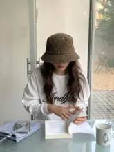バケットハット レディース レオパード柄 小顔効果 すっぴん 韓流 秋冬