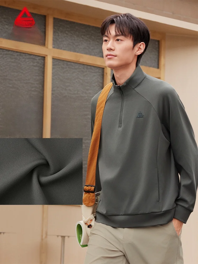 「sweat active」は本当に汗を吸収するの？Peakの半袖ハイネックスウェットが答えをくれた