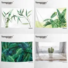 タペストリー 壁掛け ポスター 植物 サボテン 葉 木目調 壁飾り インスタ映え 背景 インテリア ベッドルーム