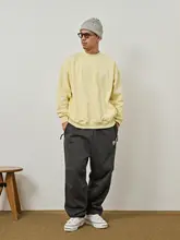 ストリートスタイル コーデュロイプリントジップポケット付き加絨パンツ