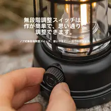 アウトドアキャンプ用レトロ吊り下げランプ【多機能・テント用・オーニング用】