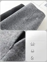 グレーウール Aライン刺繍フラワーハーフスカート【秋冬向け】