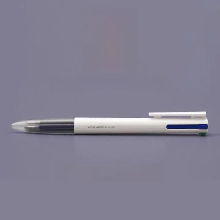 KACO多機能カラーボールペン【黒・赤・青・緑の4色・0.5mm・学生向け・日常書き用】
