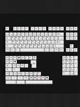 MDA 高度なミニマリスト ホワイト 日本語 ATK PBT68 ホットサブリメーション キーボードキーキャップ