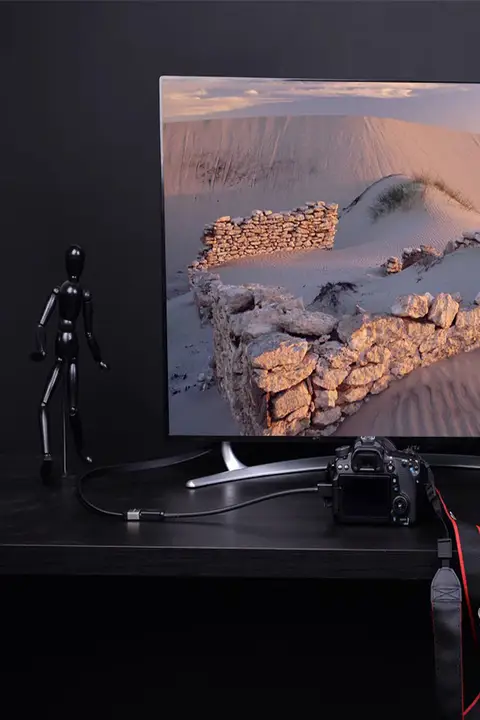Mini HDMI Micro HDMI 変換アダプタ 高画質 オス メス ケーブル