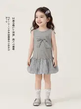 女児用薄手のプリンセスワンピース【夏用・ファッション・誕生日パーティーに最適】（セットアップ対応）