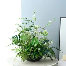 高級感ある中国風造花【リビングやダイニングテーブル用・おしゃれなインテリア】