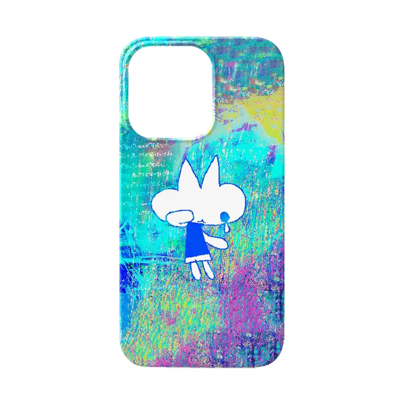 スマホケース 泣きうさぎ アート かわいい iPhone Android 対応