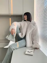 ホワイトファーコート【冬用・エコファー・女性用】