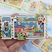 金属製の温州滑軌冷蔵庫マグネット【観光名所デザイン・コレクション用】