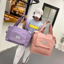 折りたたみトラベルバッグ【ファッション・ショルダー・大容量・出張・ジム用】