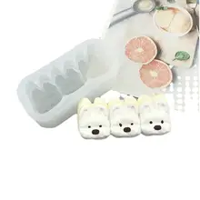西高地シリーズモールド まばたきウサギ・おもちゃウサギ・巻き毛小犬のDIY手作りモールド