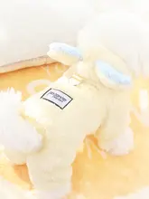 ペットウェア 小型犬 リード対応 四足服 秋冬用 暖かい ビーグル テディ