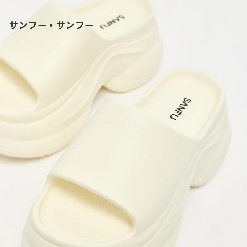夏用レディース広幅厚底オープントゥサンダル：サイズ感とかかとによる足の痛み防止