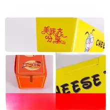 使い捨て熱狗ボックス【長方形・チーズ入り・テイクアウト用】