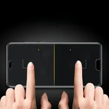 SmartDevil Huawei P30用強化ガラスフィルム【全画面対応・ブルーライトカット・指紋防止・透明】
