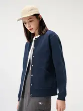アウトドアプロダクツ レディース 冬用 立て襟カラーブロックジャケット【フリース裏地・快適・保温】