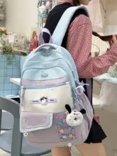 可愛らしいデザインの大容量リュックサック【中学生・小学生向け・マルチカラー】