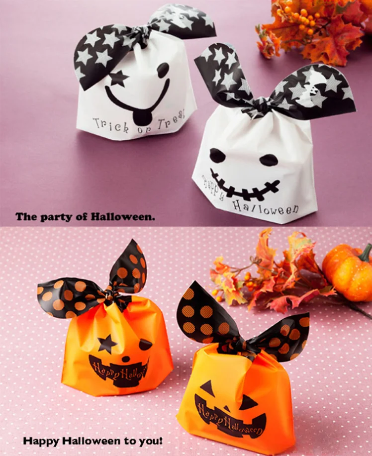 キャンディバッグ クッキー お菓子 ハロウィン カボチャ ゴースト かわいい カートゥーンデザイン