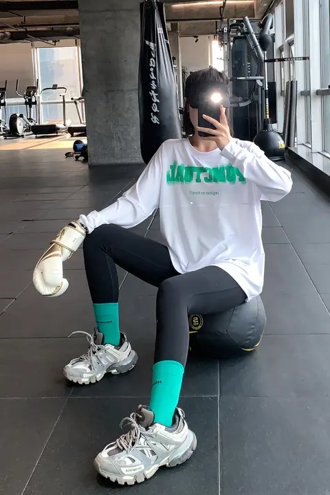 ウィメンズ アウトドア ランニングTシャツ【大きいサイズ・速乾・ルーズフィット・ヨガ用】