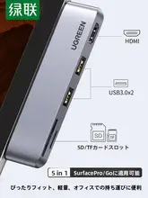 Surface Pro 拡張ドック【USB3.0・多ポート・Mini DisplayPortからHDMI変換アダプター】