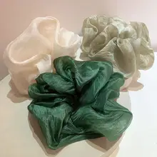 大きいサイズ メッシュヘアゴム【弾力性・シンプルデザイン・ファッションアクセサリー】
