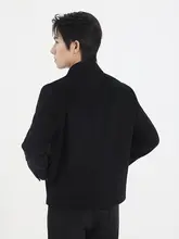 ウール素材のメンズ冬用コート【カシミヤ混・ジャケットスタイル】