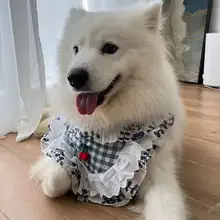 夏用手作り犬用エプロン【小中大型犬用・かわいいデザイン・よだれ付き】