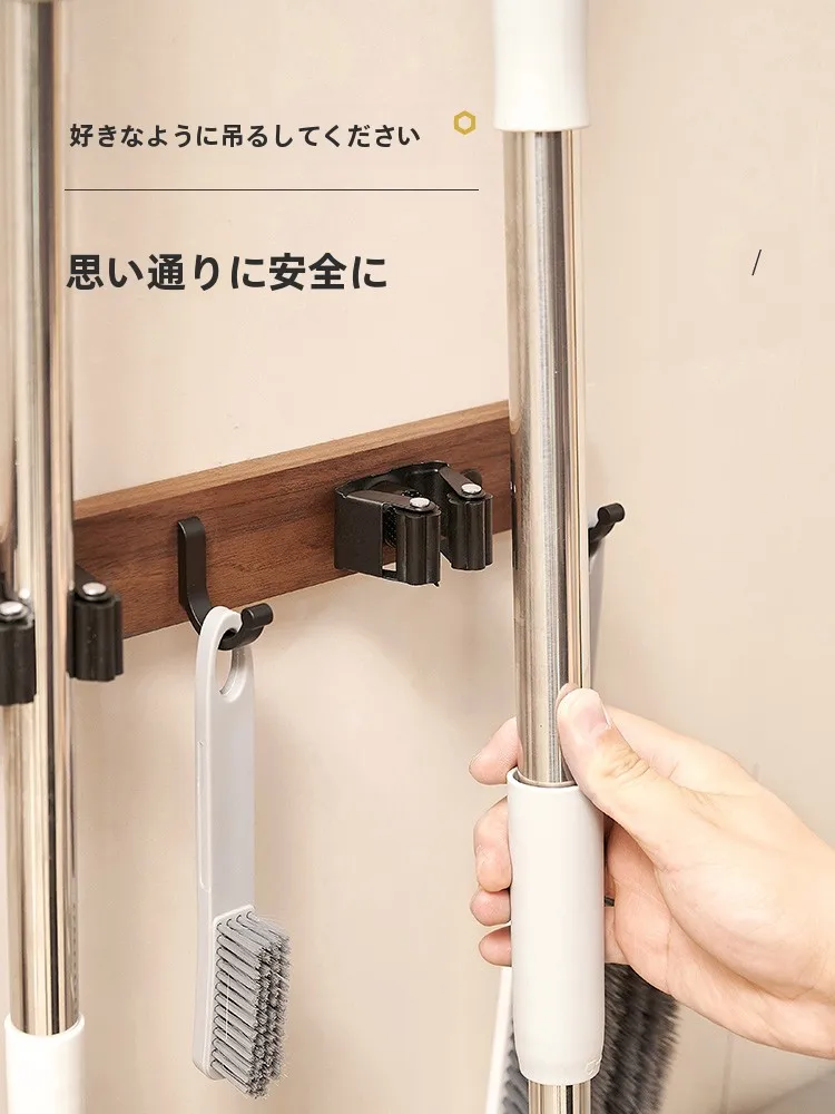 穴あけ不要トイレ用モップフック：浴室・バルコニー向けの収納解決策