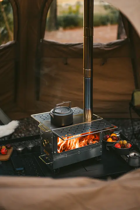 Naturehike ポータブルキャンプ用焚き火台【アウトドア・水を沸かす・暖房・家庭用】