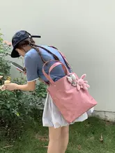 2025春夏新作 ピンク トートバッグ