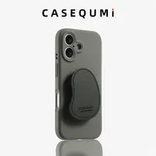 液体シリコン製スマートフォンケース【精密孔設計・スタンド機能付き・防落】