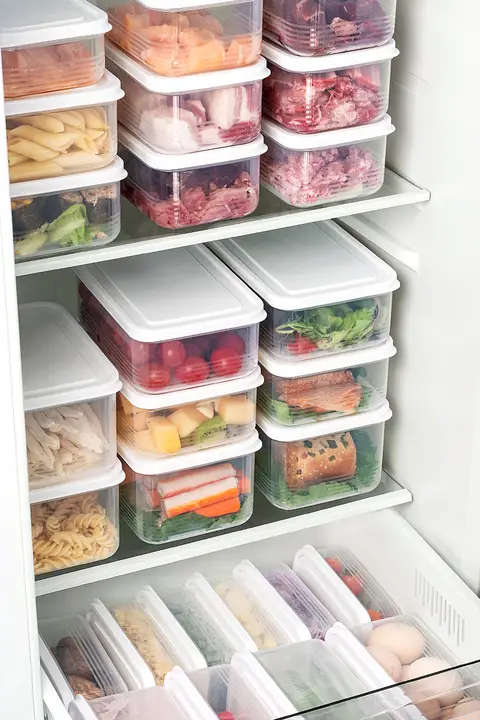 食品用プラスチック保存容器【冷蔵庫・電子レンジ対応・密閉式】