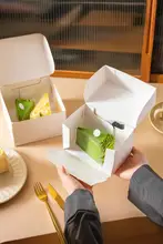 ケーキボックス【チーズケーキ・スイーツ用・真空包装・カットタイプ】