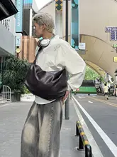 トートバッグ ショルダーバッグ ユニセックス レザー 大容量 ヴィンテージ 通勤 着回し インスタ映え 「YUEN」