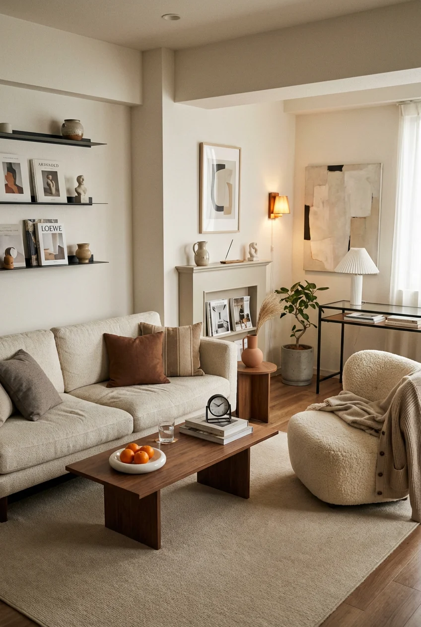 揃えるミニマリスト部屋づくりアイテム | 花瓶とラグのバランスが決めるシンプルさの秘密