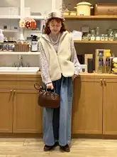 秋冬用 混色ドットニットセーター【ラウンドネック・フィット・女性用】