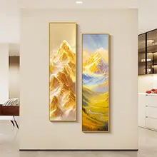洗練されたデザインの壁掛けアート【縦長・廊下・玄関用】
