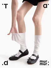 無縫のシンプルなデザイン！通気性のある中筒ソックス【夏用・女性・スウィート・カジュアル】（セットアップ対応）